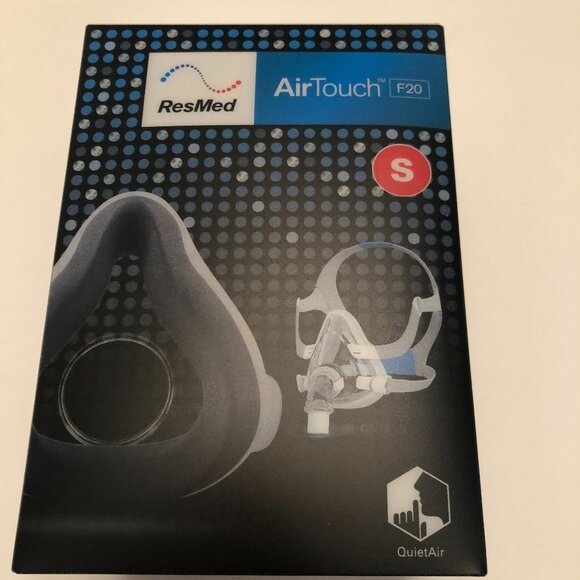 ResMed 63000 AirTouch F20 With Cushion Frame Head Gear Size SMALL - Brand New - Picture 1 of 4